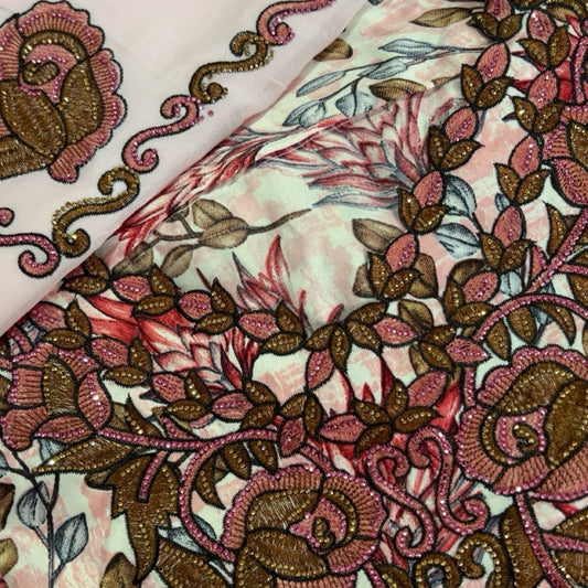 Mukhawar dress : Light Pink